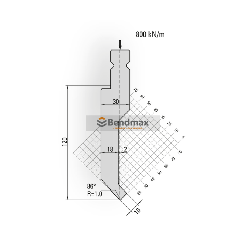 press brake tool- trumpf-stand punch tool15.330
