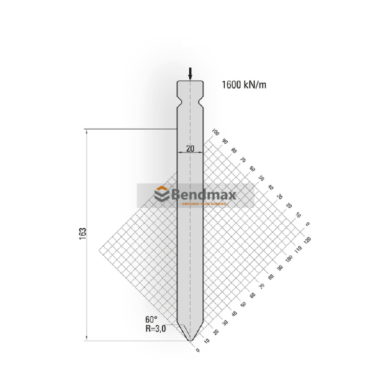 press brake tool- straight punch19.034