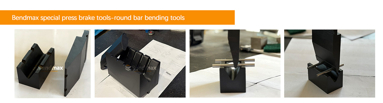 press brake tools - round bar bending tools