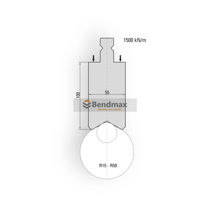 radius press  brake punch holders type Ⅱ