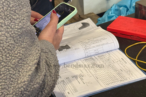 #（Customer Examining Production and Quality Control Records--BENDMAX）-3