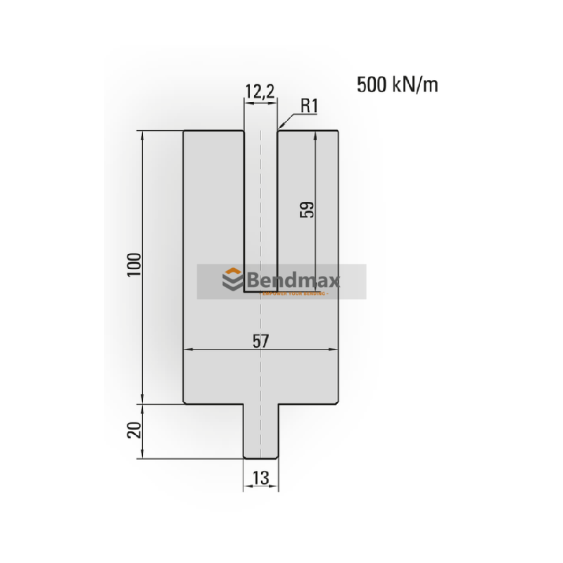 System Trumpf/ Bystronic - Flattening dies 25995 System Trumpf/ Bystronic - Flattening dies 25995