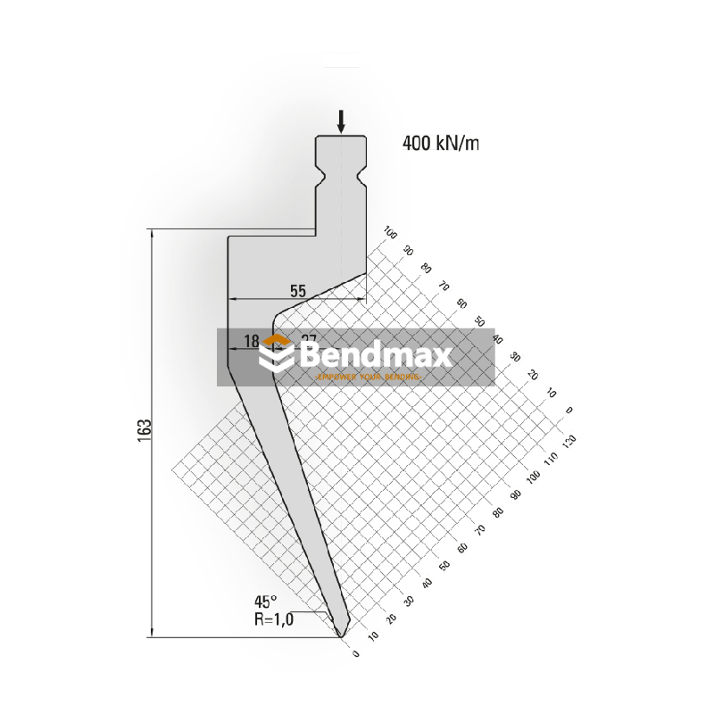#No. 19.226  Bednmax - wila system press brake gooseneck/swan punch